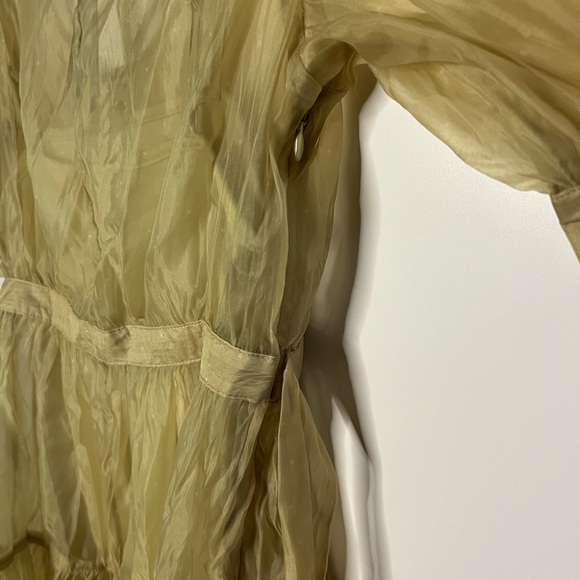 NWT Danielle Bernstein Sheer Organza Puff Sleeve Mini - Picture 12 of 12